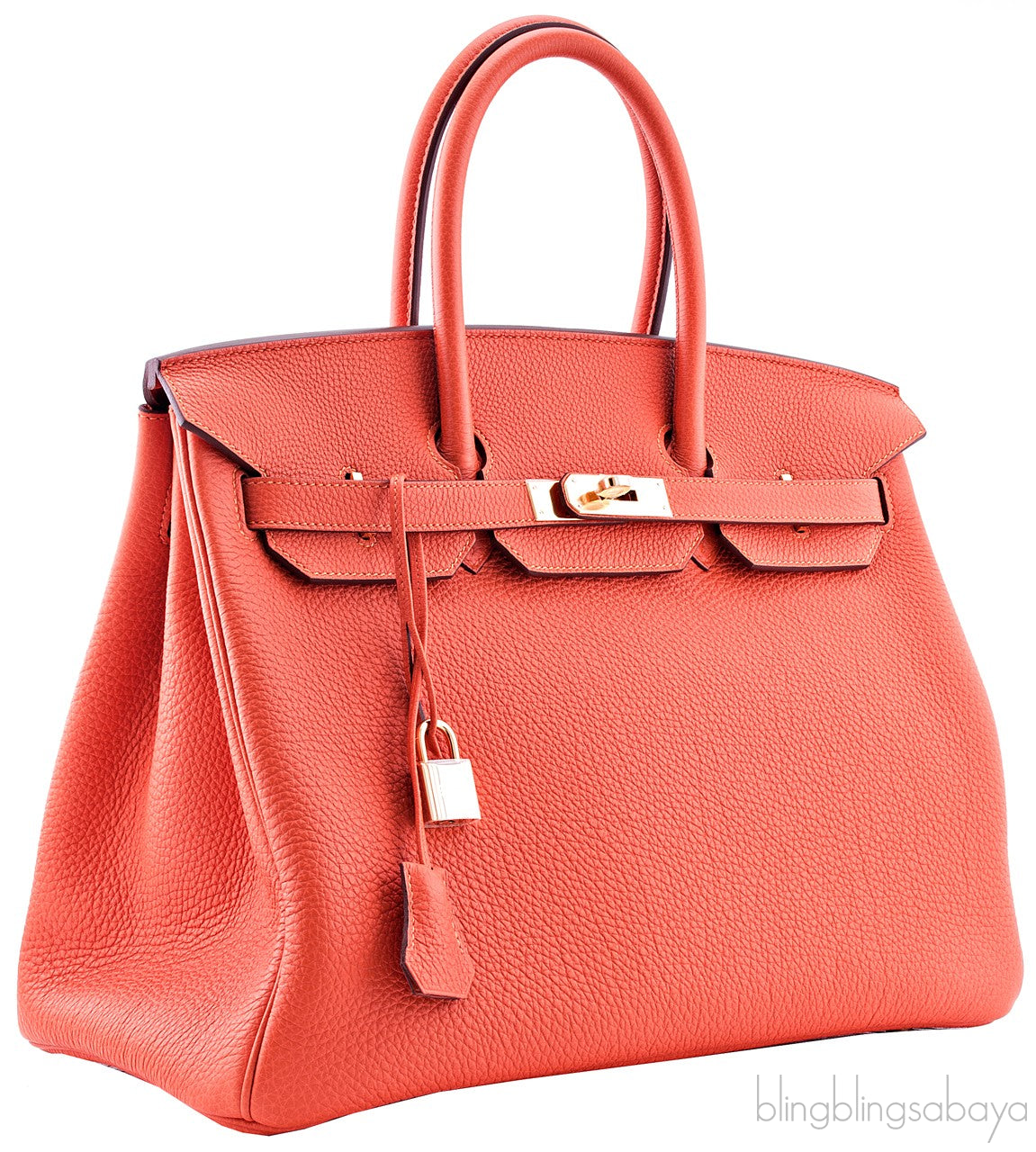 Birkin 35 Orange Taurillon Clem.