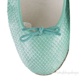 Green Python Ballet Flat