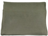 Logomania Green Cashmere Shawl