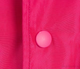 Fuchsia Pink Logo Hoodie Windbreaker