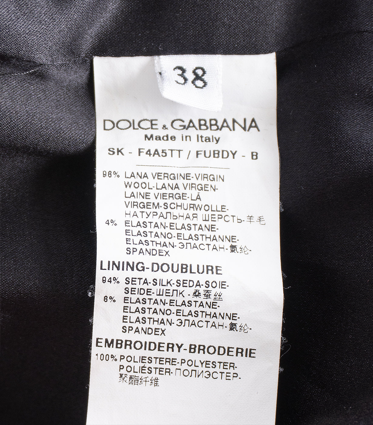 Dolce & Gabbana Queen Black Skirt