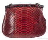 Gucci Red Python Nouveou Mini Shoulder Bag