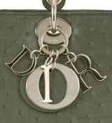 Lady Dior Olive Green Ostrich