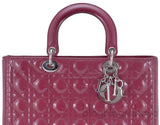 Patent Pinkish Red Lady Dior