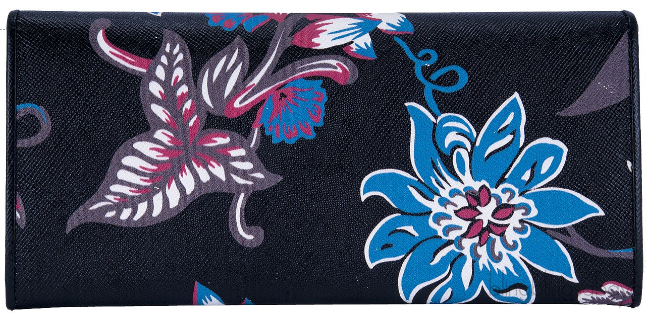 Floral Printed Continental Wallet