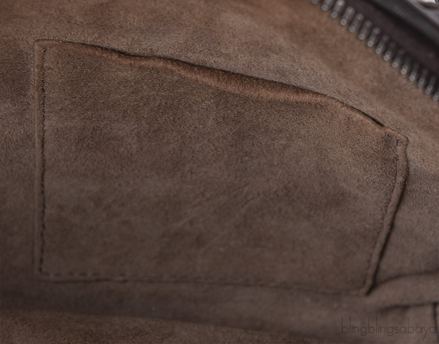 Brown Intrecciato Snakeskin Nodini Crossbody Bag