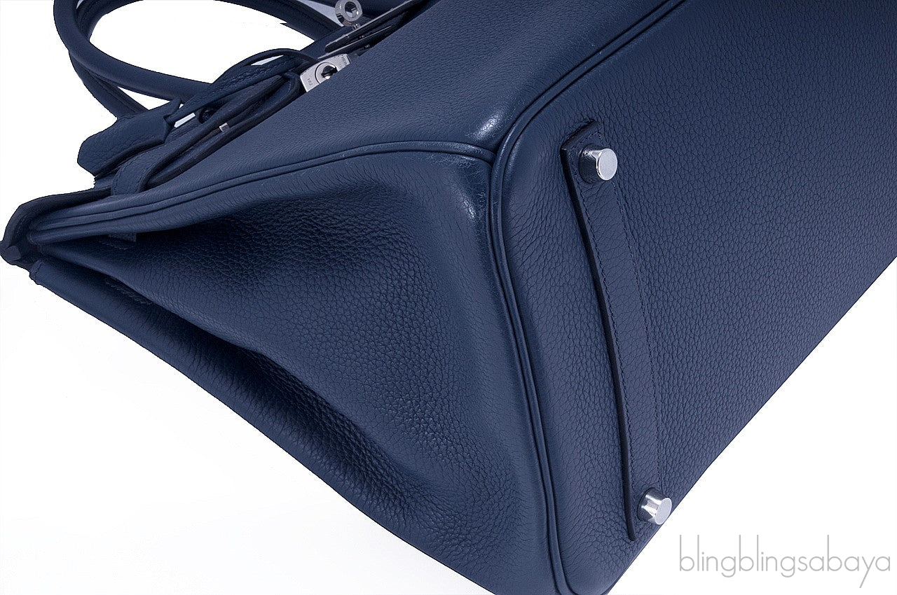 Birkin 35 Blue Abysse Togo