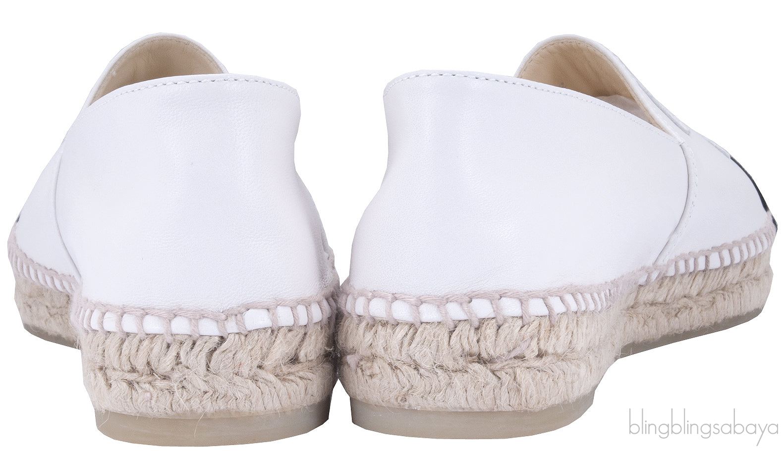 CC White & Black Espadrille