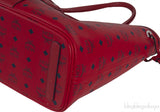Visetos Large Liz Reversible Shopper Tote Ruby Red