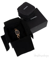Chanel Premiere Yellow Gold 18k & Black Diamonds Watch