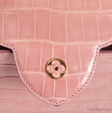 Capucine Vieux Rose Crocodile BB
