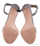 Gianvito Rossi Portifino Textured Lame Slingback