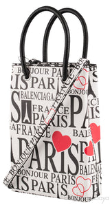 Bonjour Paris Shopping Phone Holder Bag