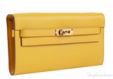 Kelly To Go Bag Wallet Jaune Ambre