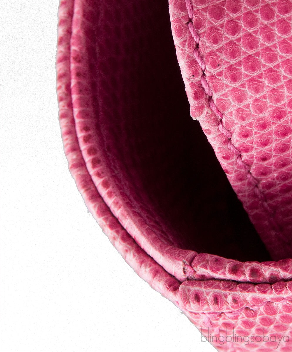 Lady Dior Pink Mini Lizard