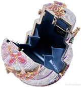 Butterfly Cake Minaudiere Clutch