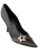 Pointed Star Chain Heels