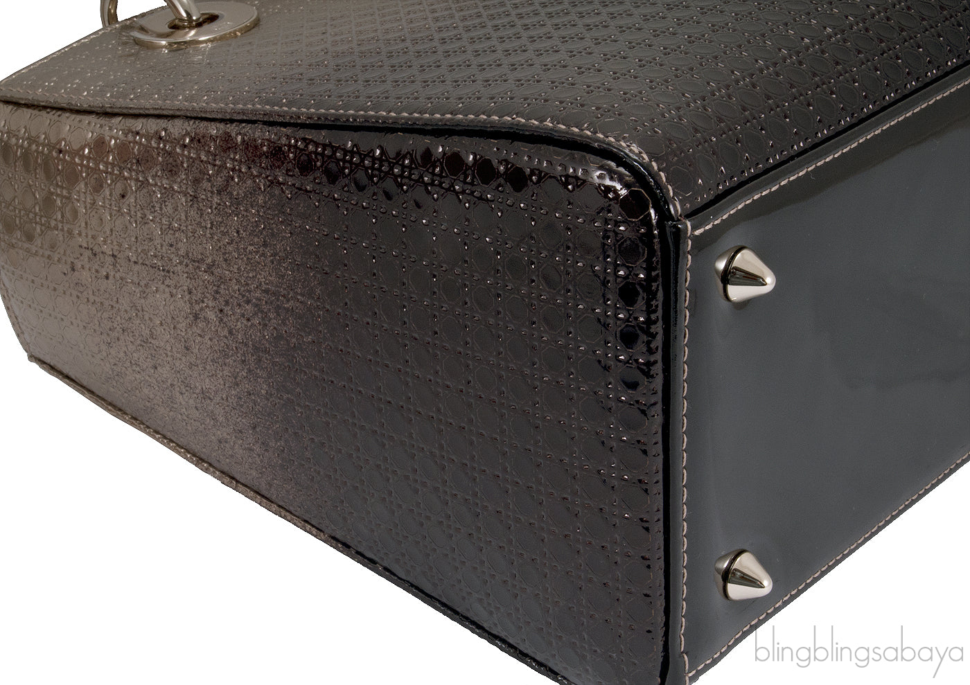 Lady Dior Gold Ebony Graded Metallic Bag
