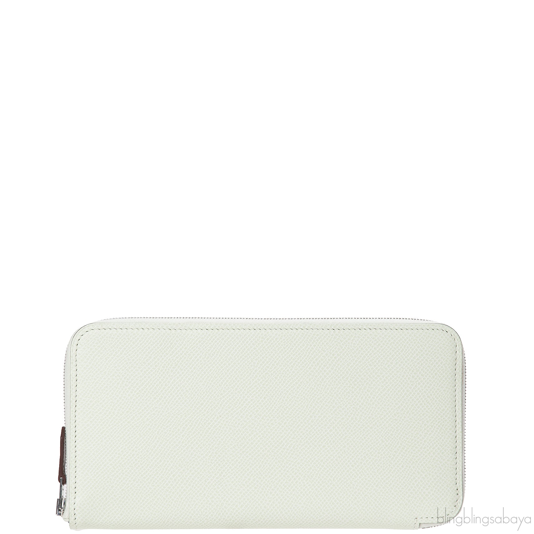 Hermes Vert Fizz Silk\'In Classique Long Wallet