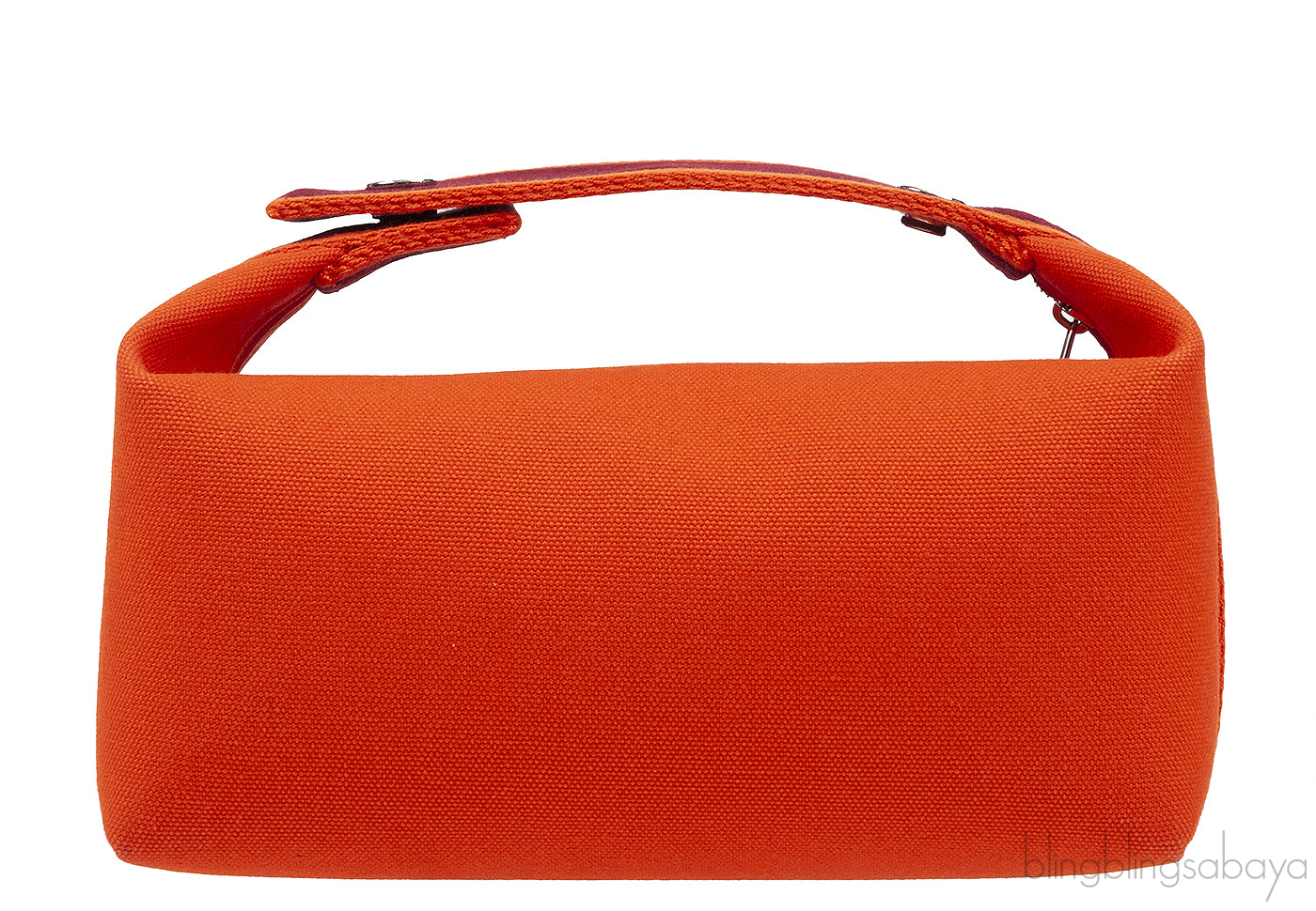 Bride-A-Brac Orange Canvas Pouch