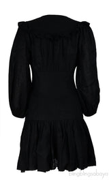 Zimmerman Black Sailor Mini Dress