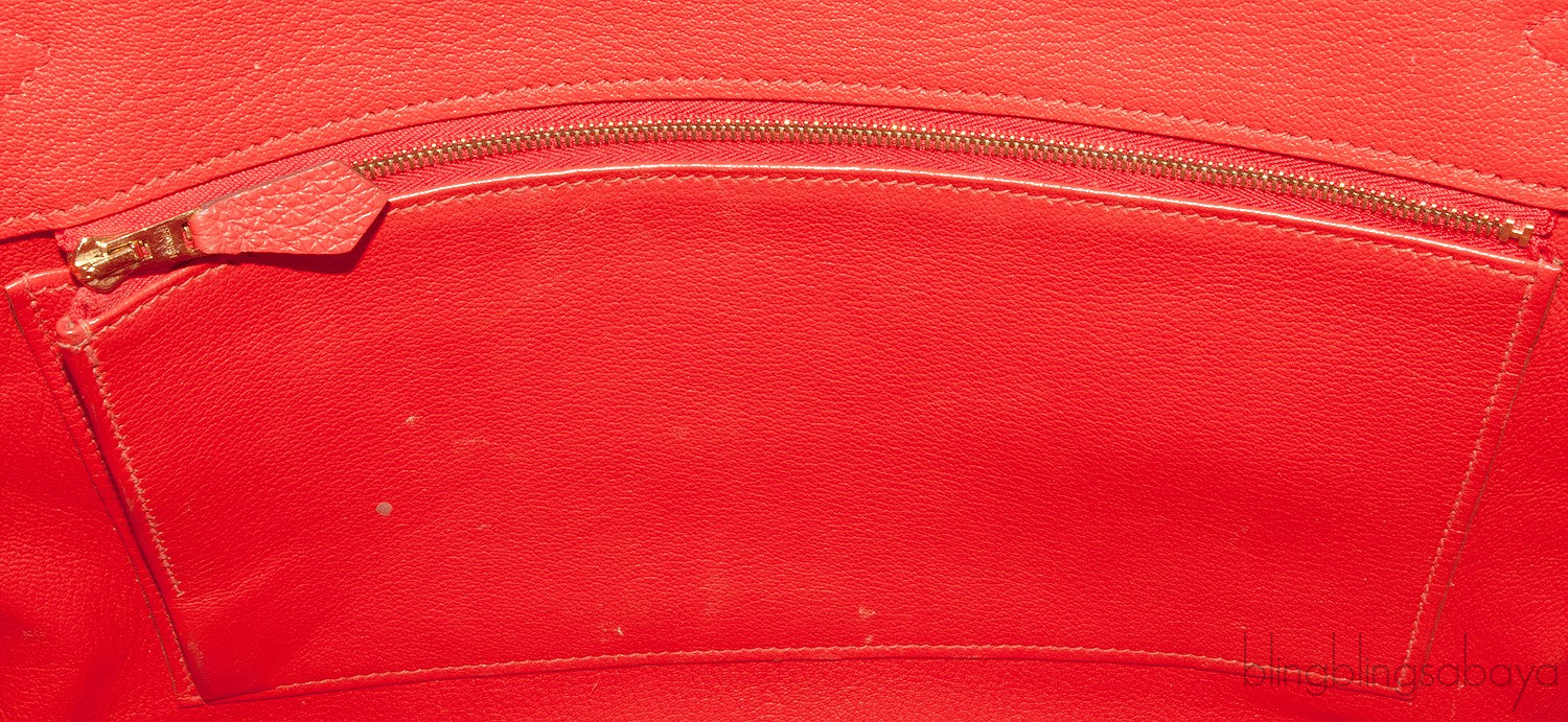 Birkin 35 Capucine Togo GHW