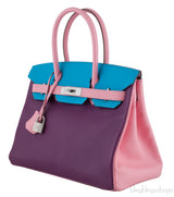 Birkin 30 Tri-color Chevre Mysore