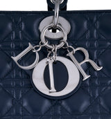 Lady Dior Large Blue Indigo