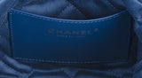 Chanel 22 Mini Denim CC Logo Hobo Bag
