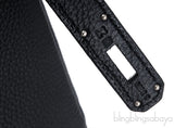 Kelly 32 Black Togo Retourne