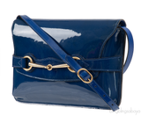 Gucci Bright Bit Patent Leather Shoulder Bag