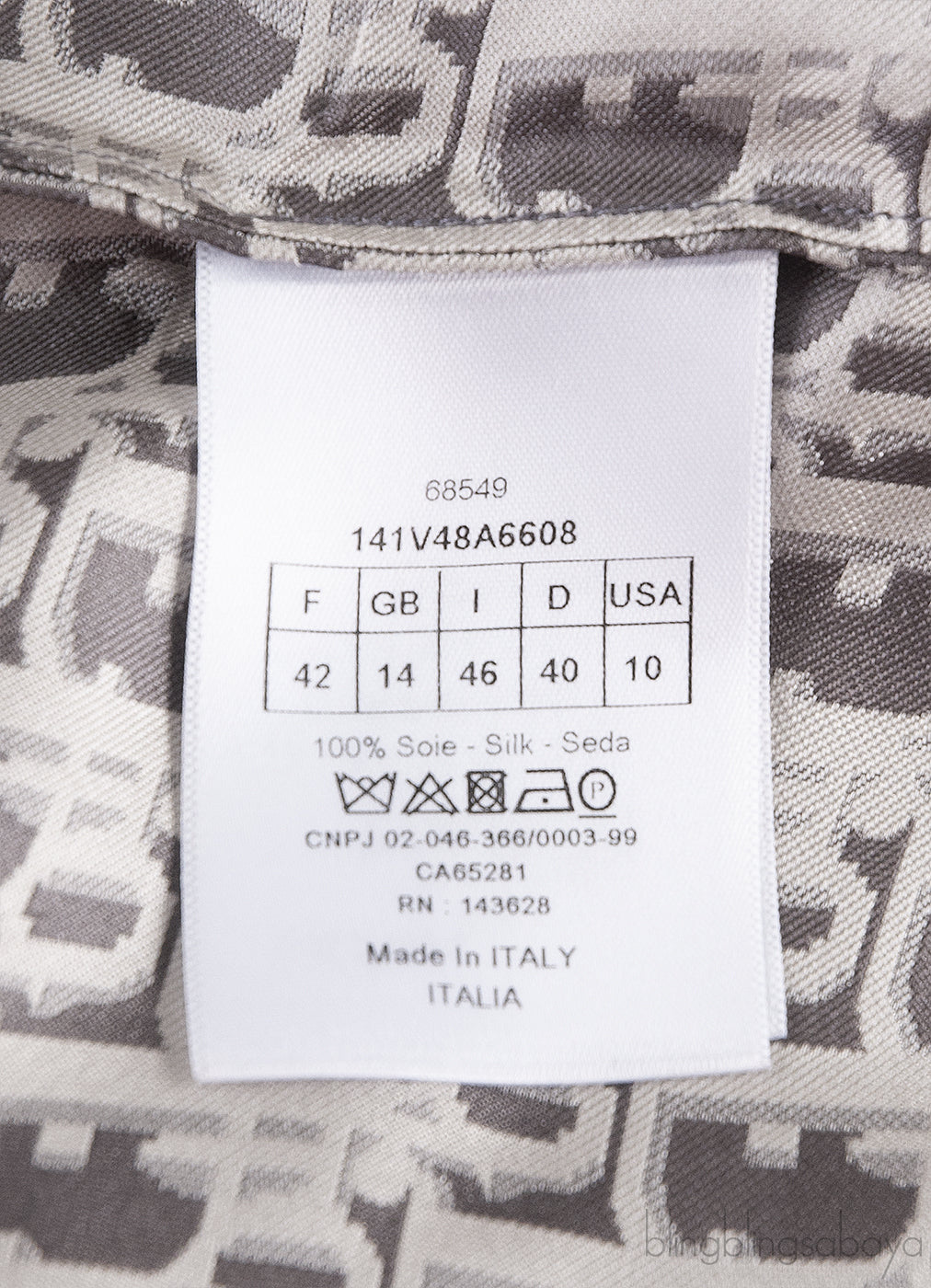 Grey Dior Oblique Shirt & Trouser