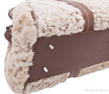 Persian Lamb Fur Satchel Handbag