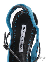 Manolo Blahnik Bi-color Strappy Sandals