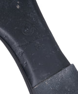 Black Camellia Flat Mules*