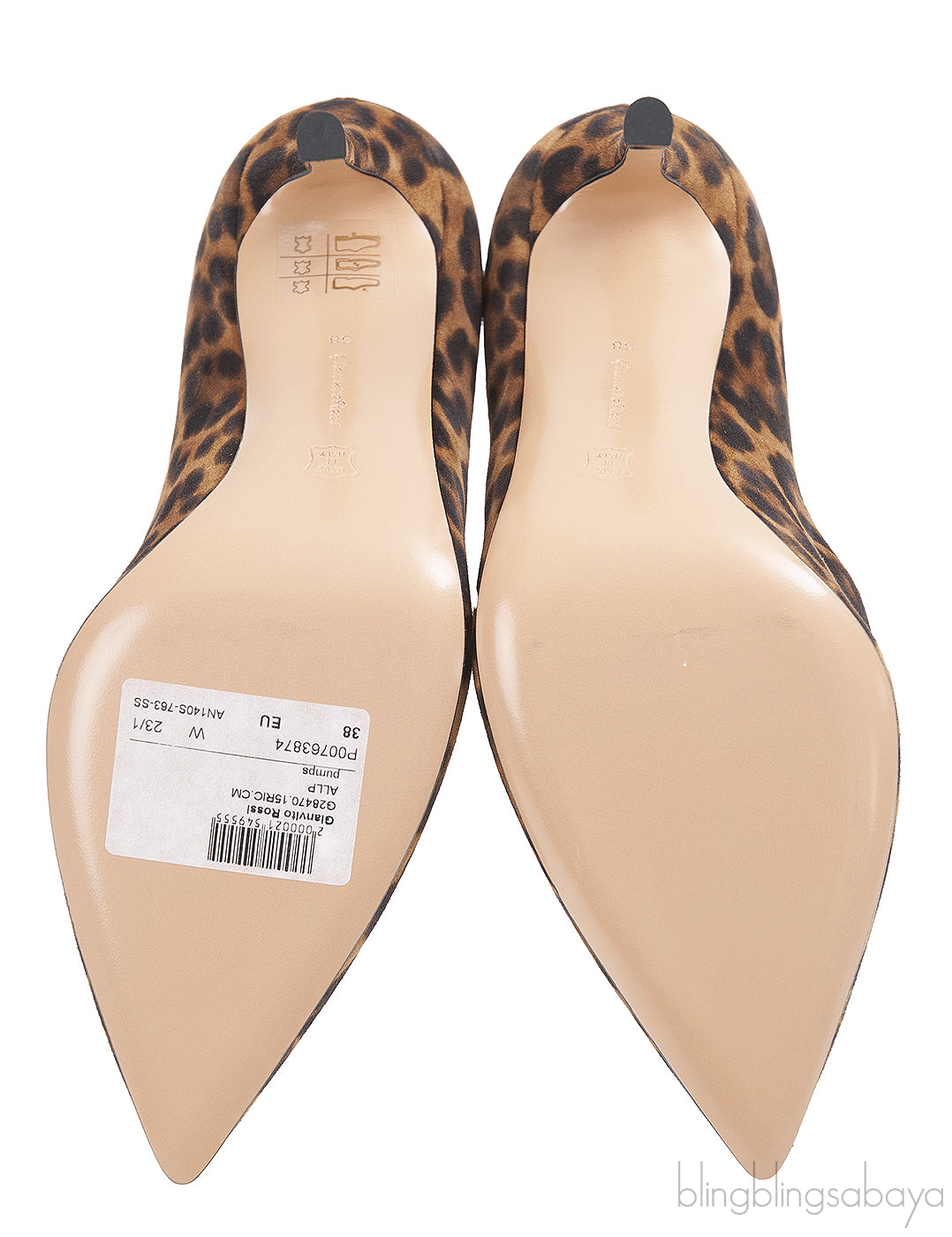 Leopard Print Suede Pointed Toe Heels