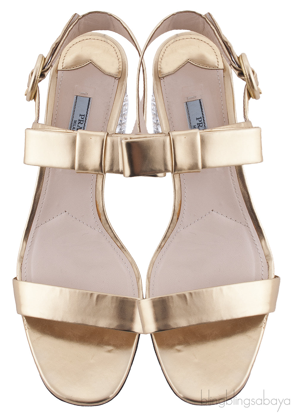 Crystal Heel Ankle Strap Sandals