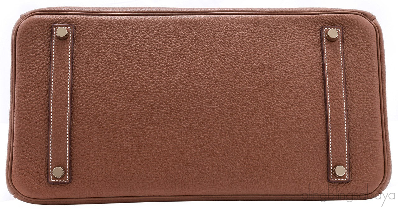 Birkin 35 Gold Taurillon Clem