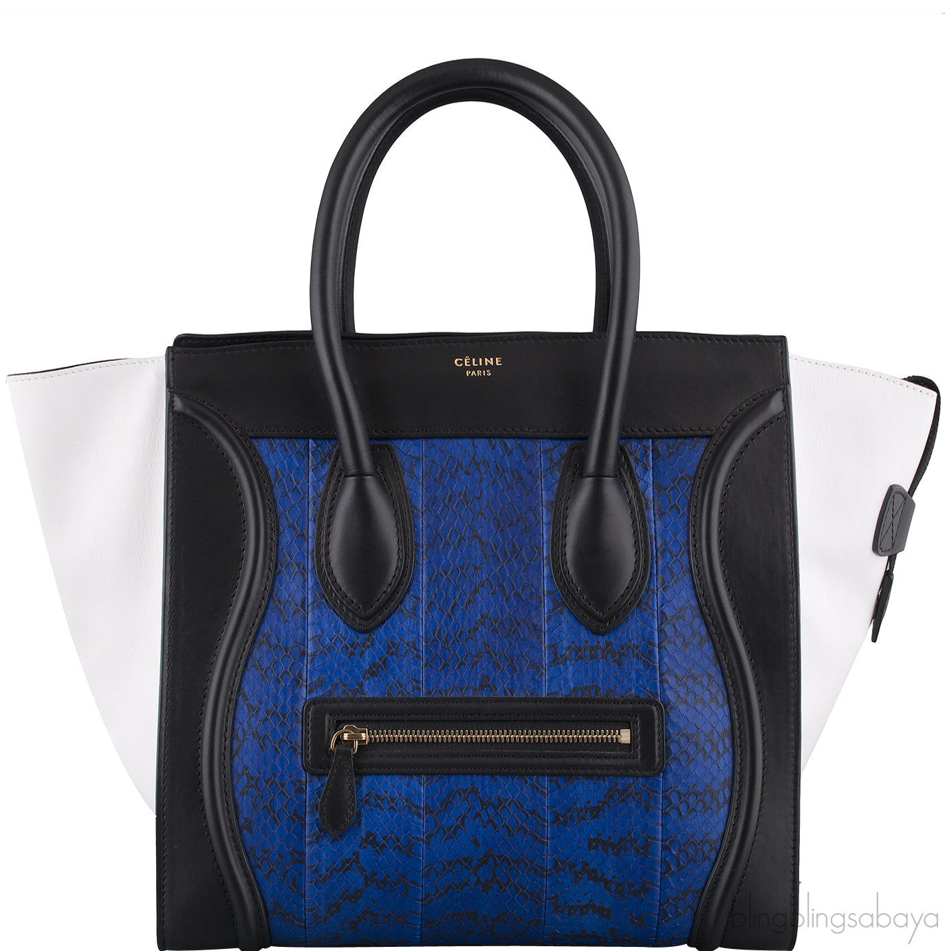 Mini Luggage Tri-color Python