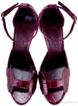 Highlight High Heel Crocodile Sandals