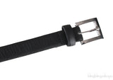 Black Floral Cut-out Wide Belt