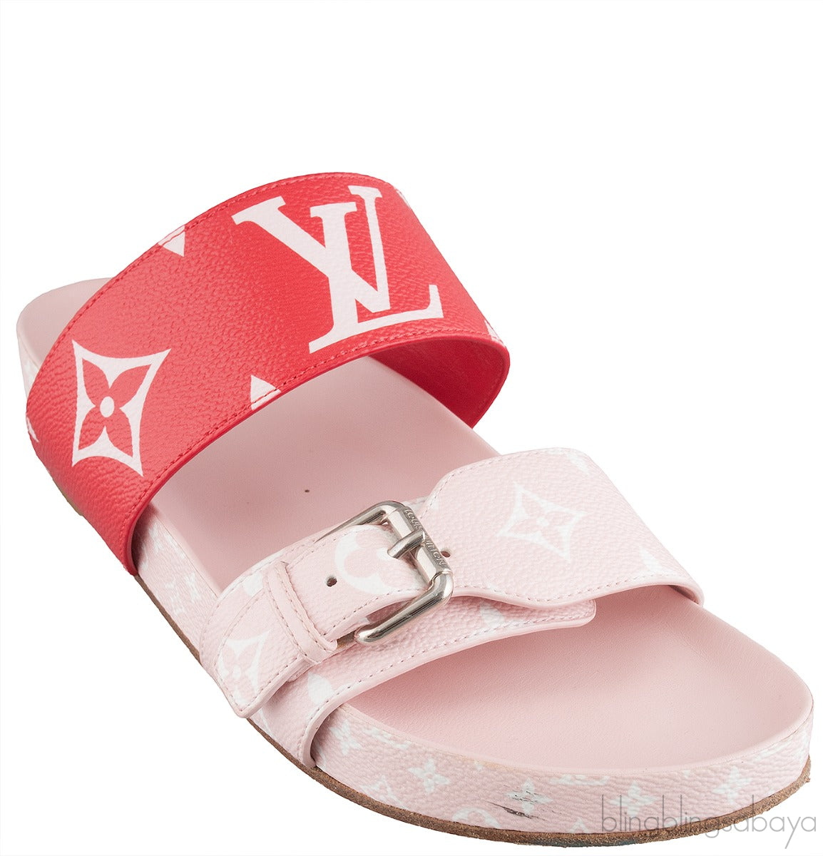 Bom Dia Flat Mule Light Pink