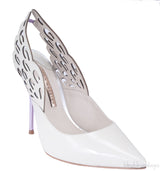Angelo Cutout Leather Pumps
