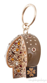 Mushroom Crystal Embellished Charm