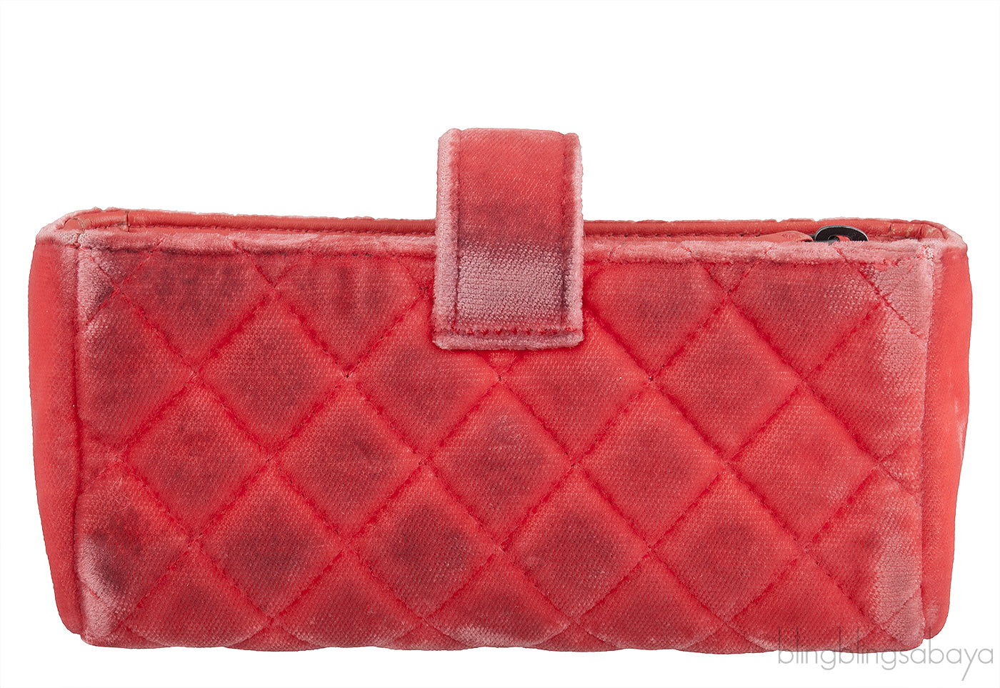 Chanel Small Velvet Clutch w/ Chain