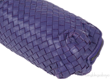 Purple Intrecciato Small Pouch