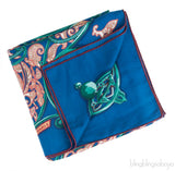 Cashmere Silk La Charmante Aux Animaux Scarf 140