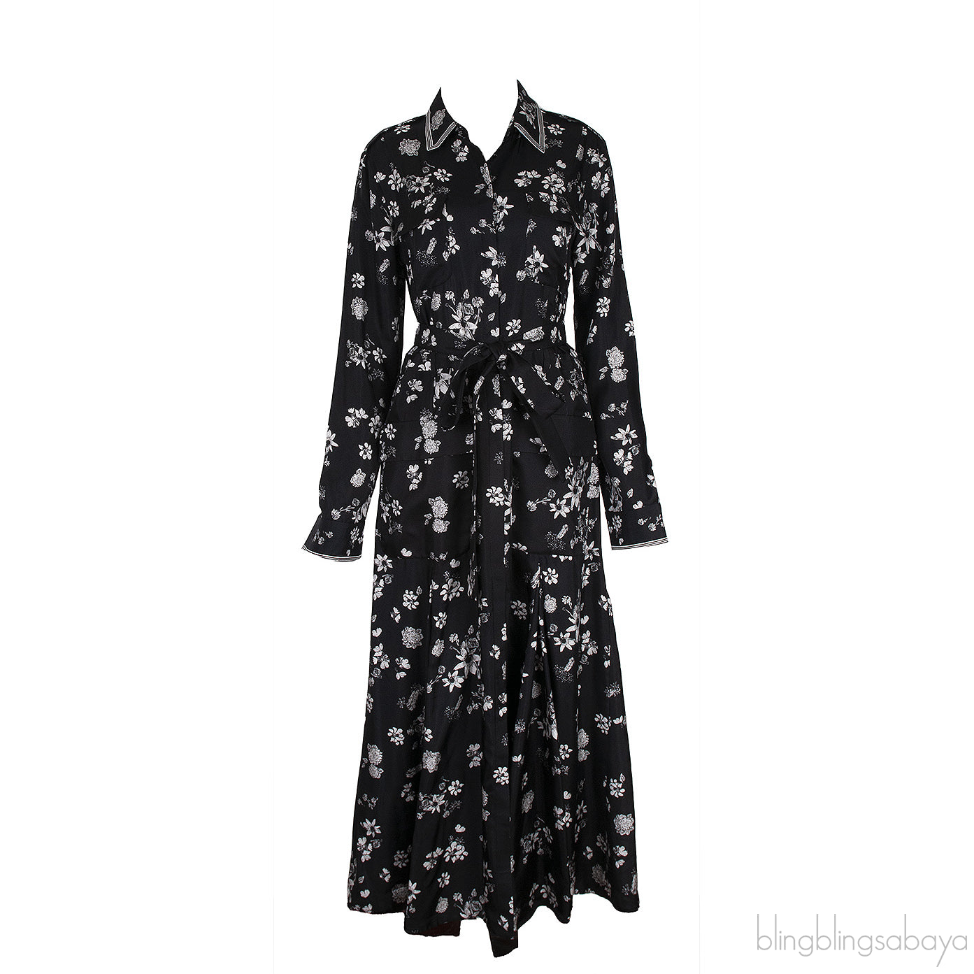 Meyer Belted Floral Printed Dress