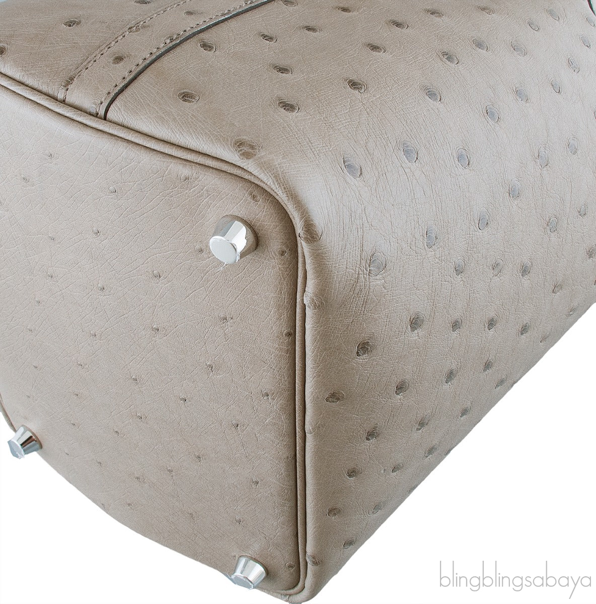 Picotin Lock 18 Grey Ostrich