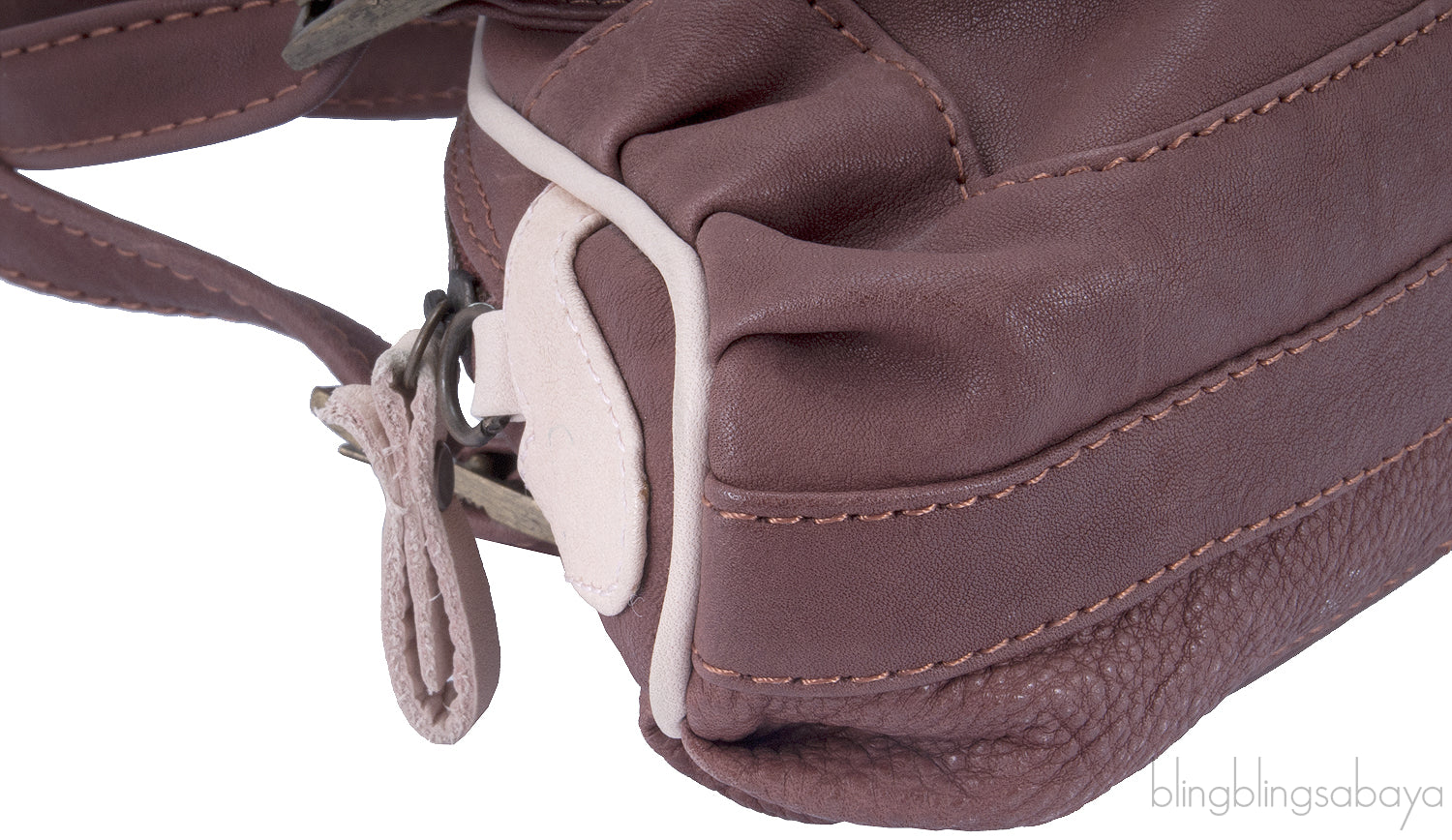 Brown Mini Top Handle Bag